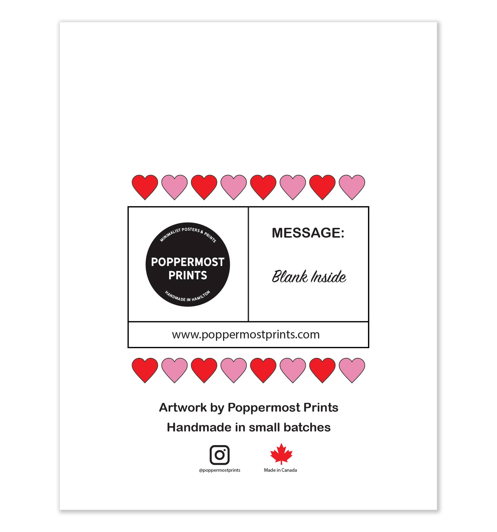 Poppermost Prints – wholesale Alla hjärtans dag-kort – Taylor Galentines Tay-kort1