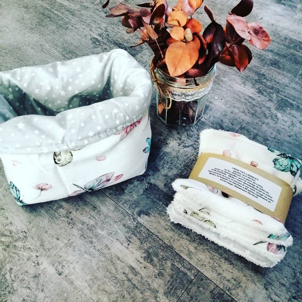 LES PETITS TITOUS - Wholesale Makeup Remover - BASKET SET AND SET OF 8 ASSORTED WASHABLE WIPES7