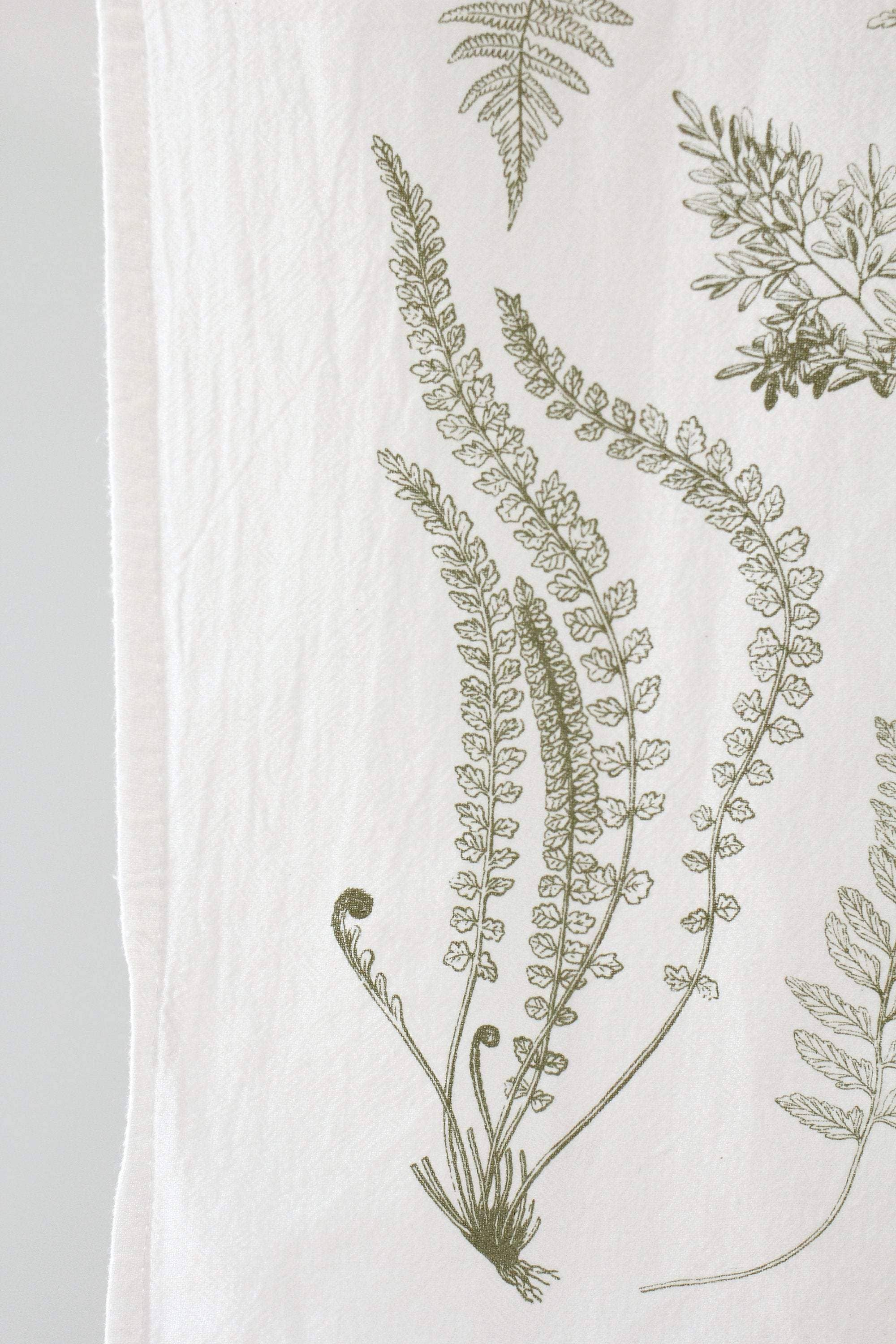 Highland Ridge  |  Handmade Home Decor - Wholesale Tea Towel - Fern Fronds Tea Towel6