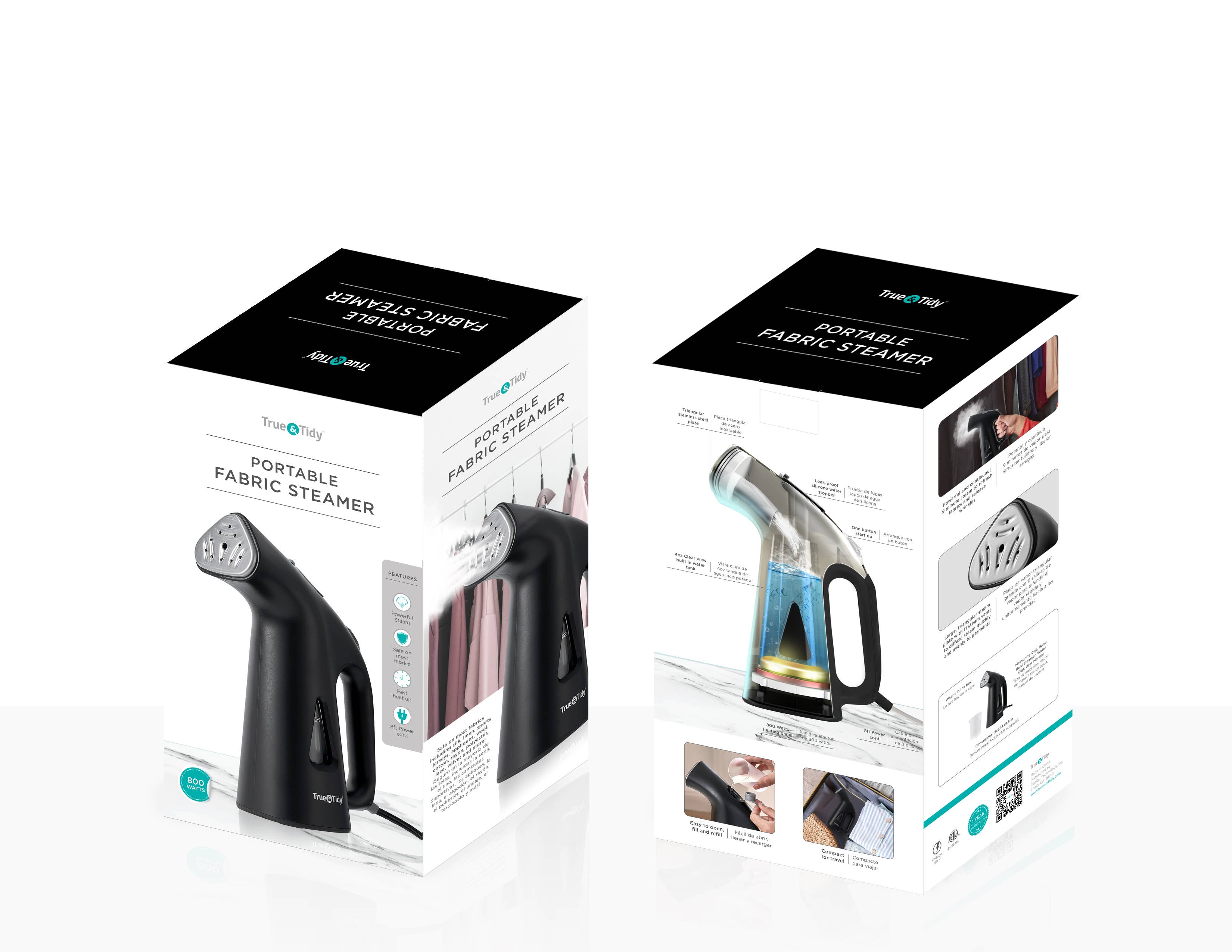 True & Tidy - Vente Défroisseur à vapeur pour vêtements - Défroisseur à vapeur portable True & Tidy31