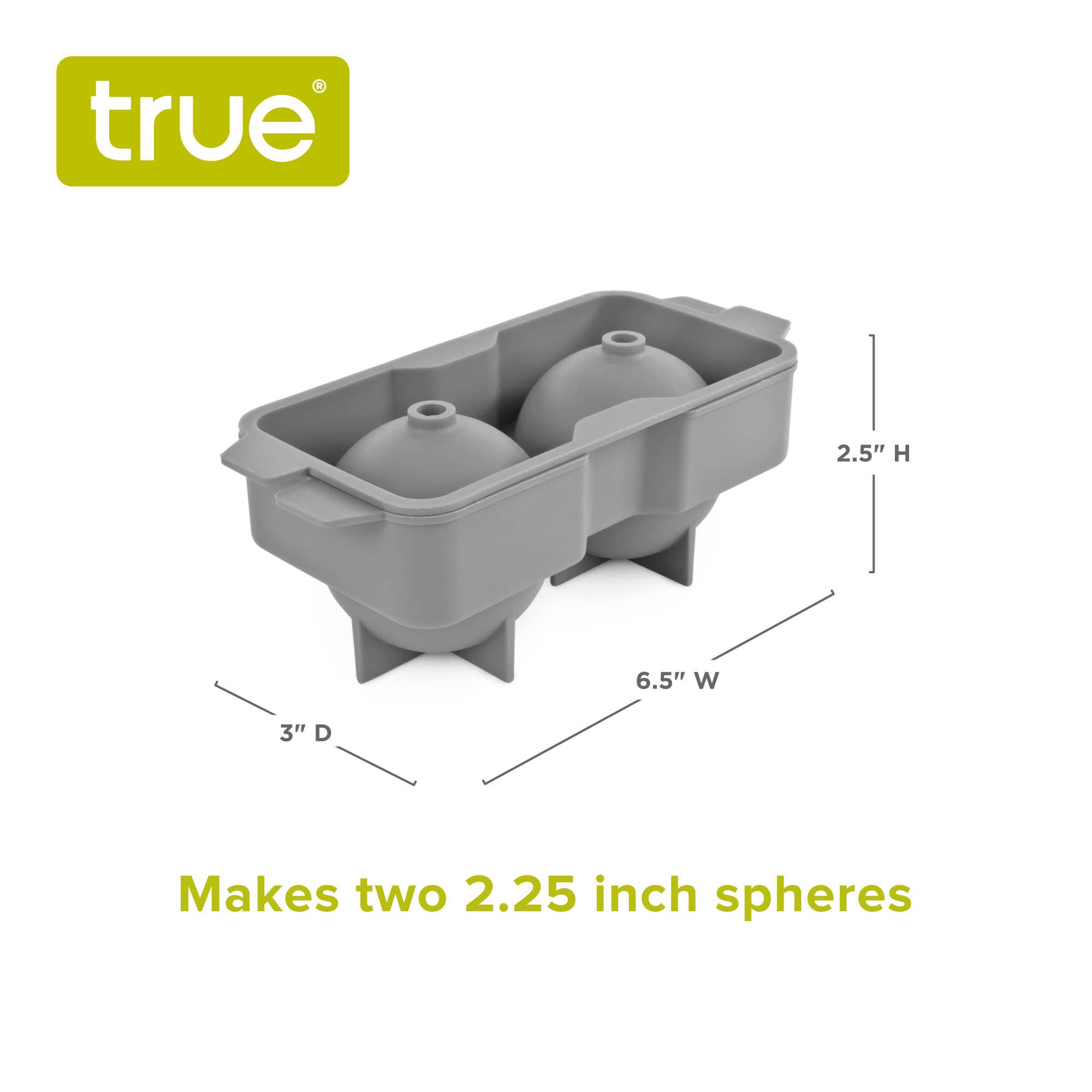 TRUE - Wholesale Ice Tray/Mold - Neptune Silicone 2.25 inch Ice Cube Spheres Mold12
