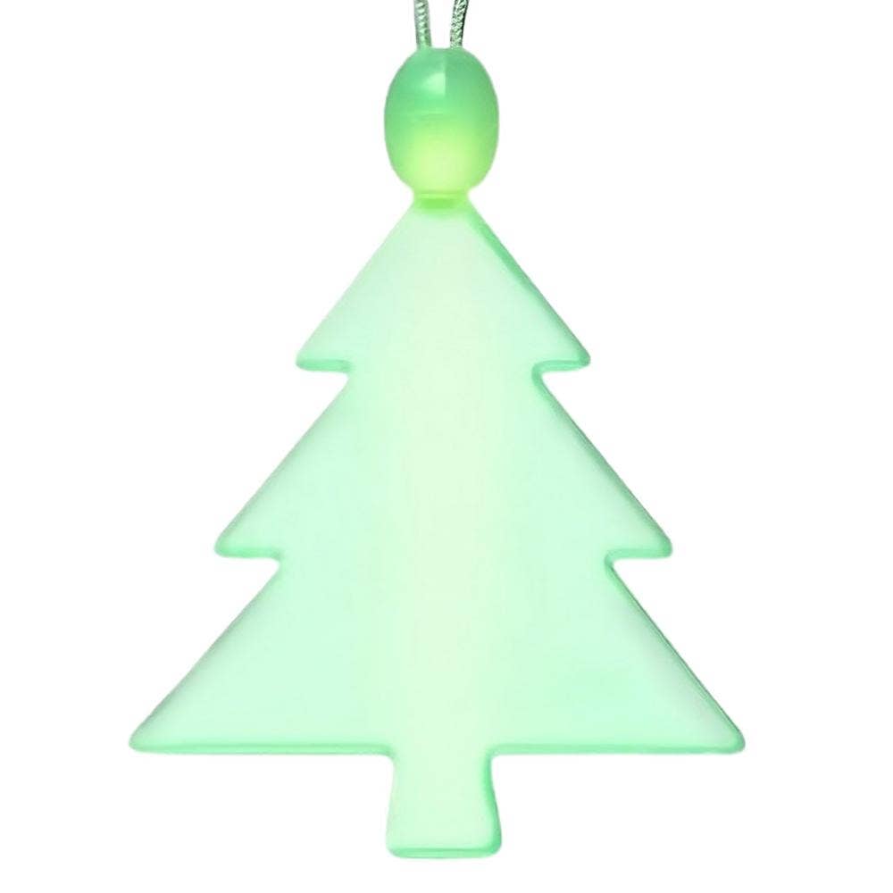 Blinkee.com, LLC - Vendita all'ingrosso Collana con ciondolo/pendaglio - Collana LED con ciondolo a forma di albero di Natale illuminato verde3
