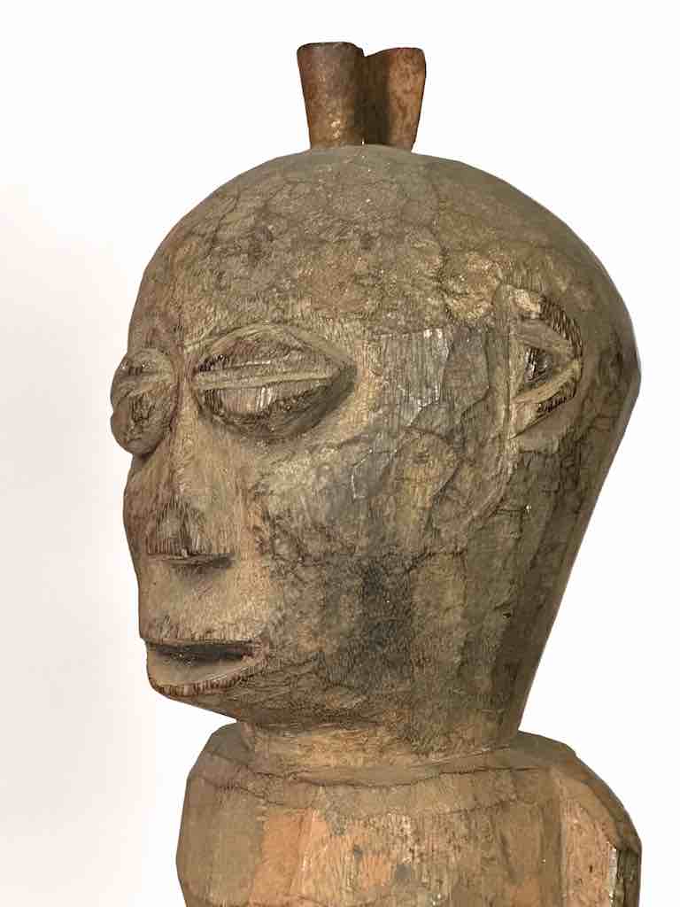 The Niger Bend - Venta al por mayor Escultura - Estatua de fetiche de fertilidad del pene articulado masculino con fuente vintage |6