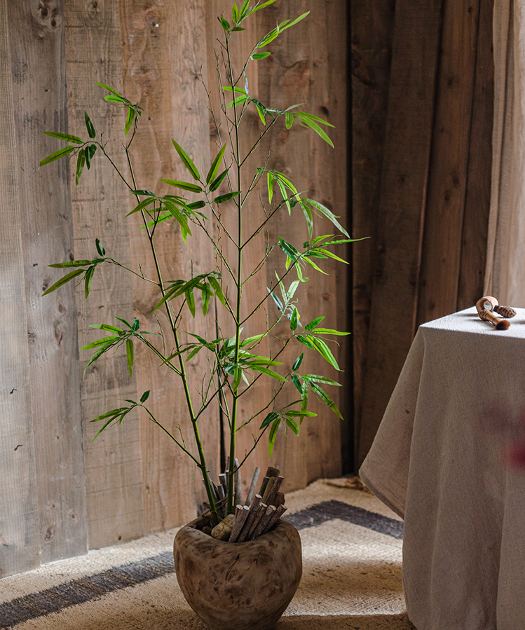 Rustic Reach - Wholesale Artificial Plant - Artificial Bamboo Stem Bamboo Screen Set of 108