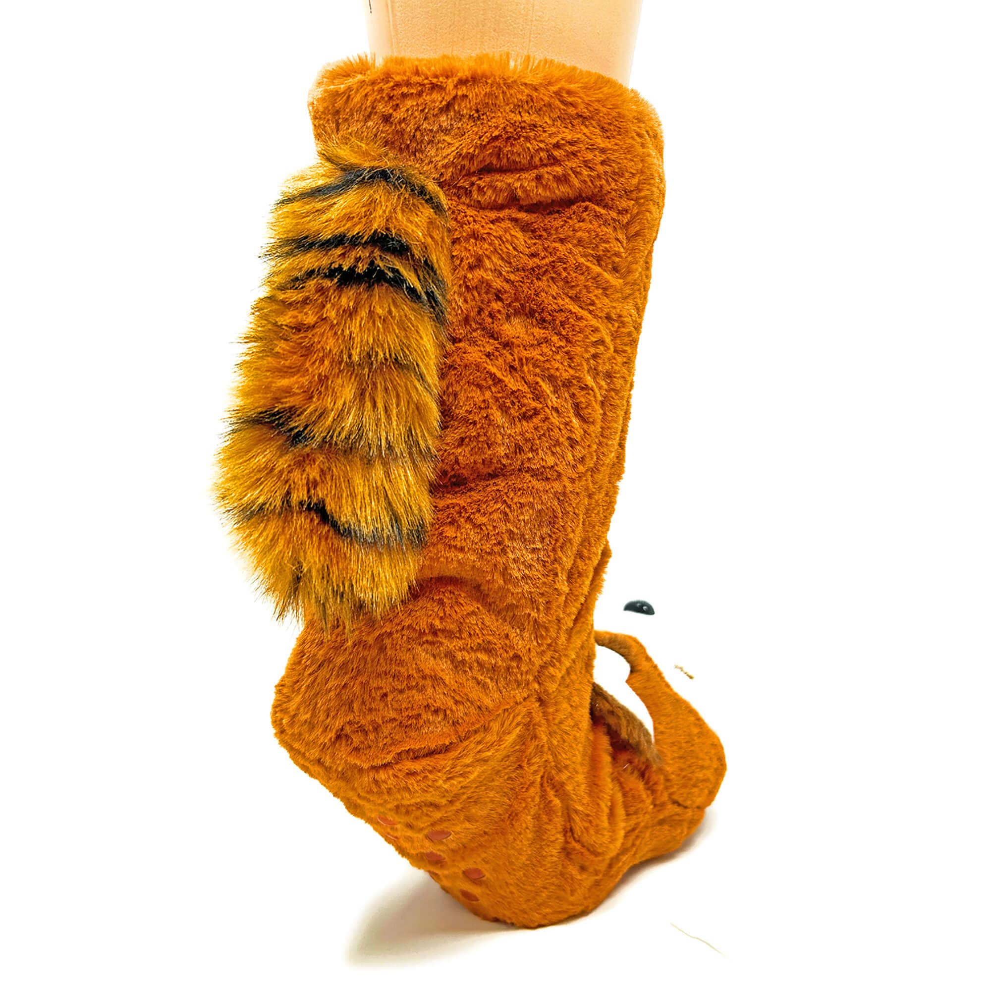 Oooh Yeah/Sock It Up/Oooh Geez Slippers - Wholesale Sock Slippers - Women's - Red Panda | Women's Plush Animal Slipper Socks5