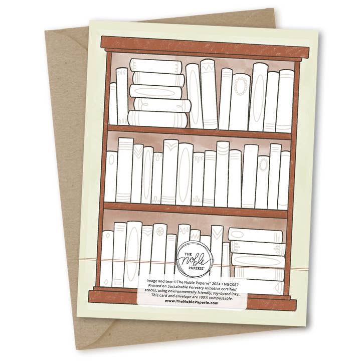 The Noble Paperie – wholesale Födelsedagskort – Ännu ett år | Bokälskare Bookish Grattis på födelsedagskort1