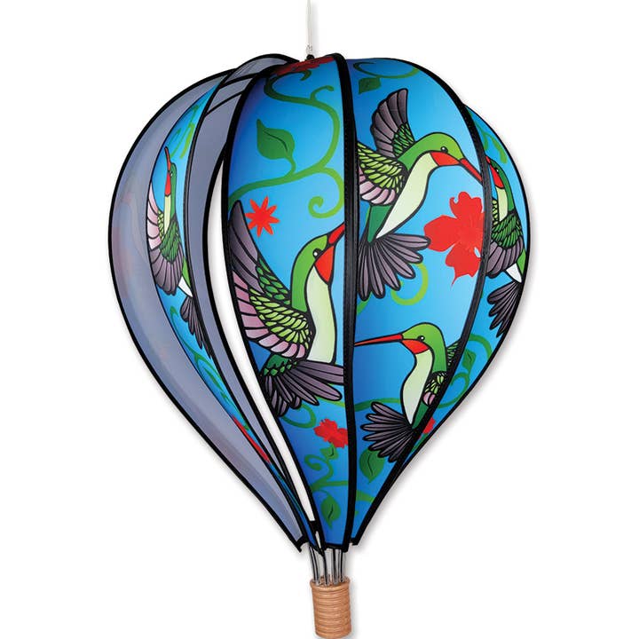 22 in. Hot Air Balloon - Hummingbirds (updated #25774 design for wholesale by Premier Kites & Designs