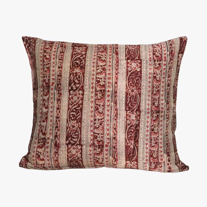 Ramya Kalamkari Pillow Cover for wholesale by Pasqual McDermott Interiors