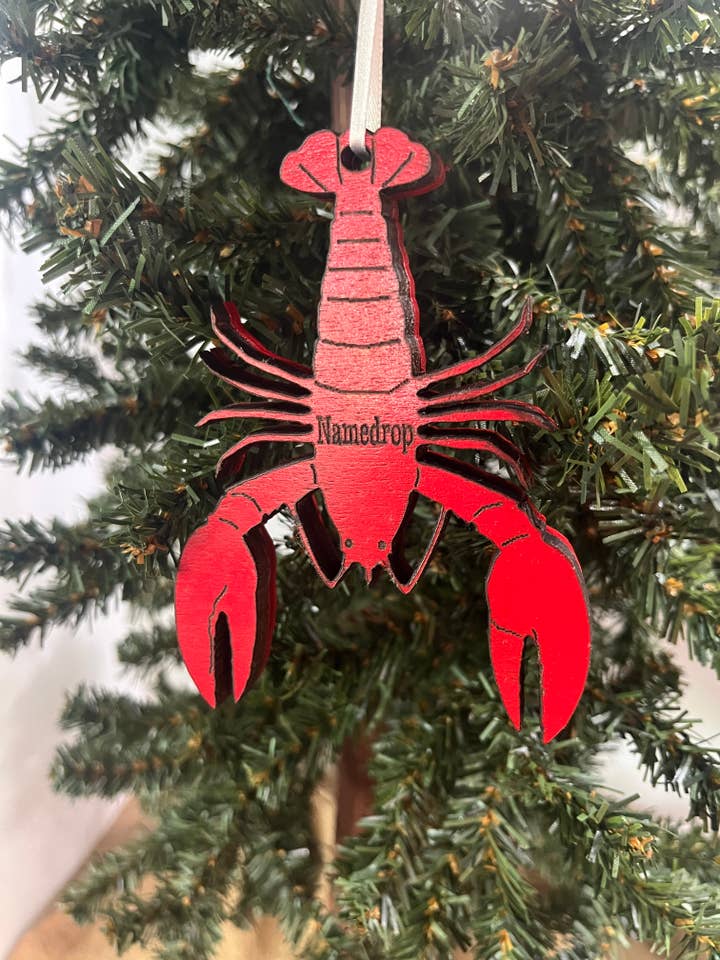 Custom Lobster Ornament for wholesale by Room To Improve