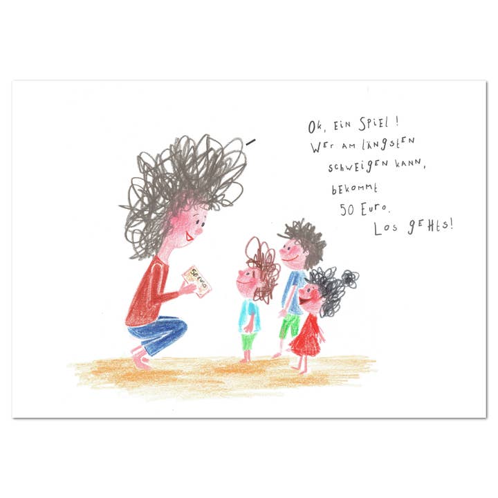 Postcard “50 Euro” - Edition Thais for wholesale by Rabenmütter Verlag UG