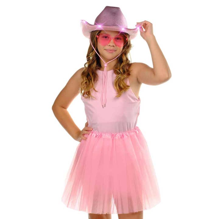 Funcredible - Wholesale Cowboy Hat - Women's - Pink Light Up Cowgirl Hat for Women - Cowboy Hats for Women 9