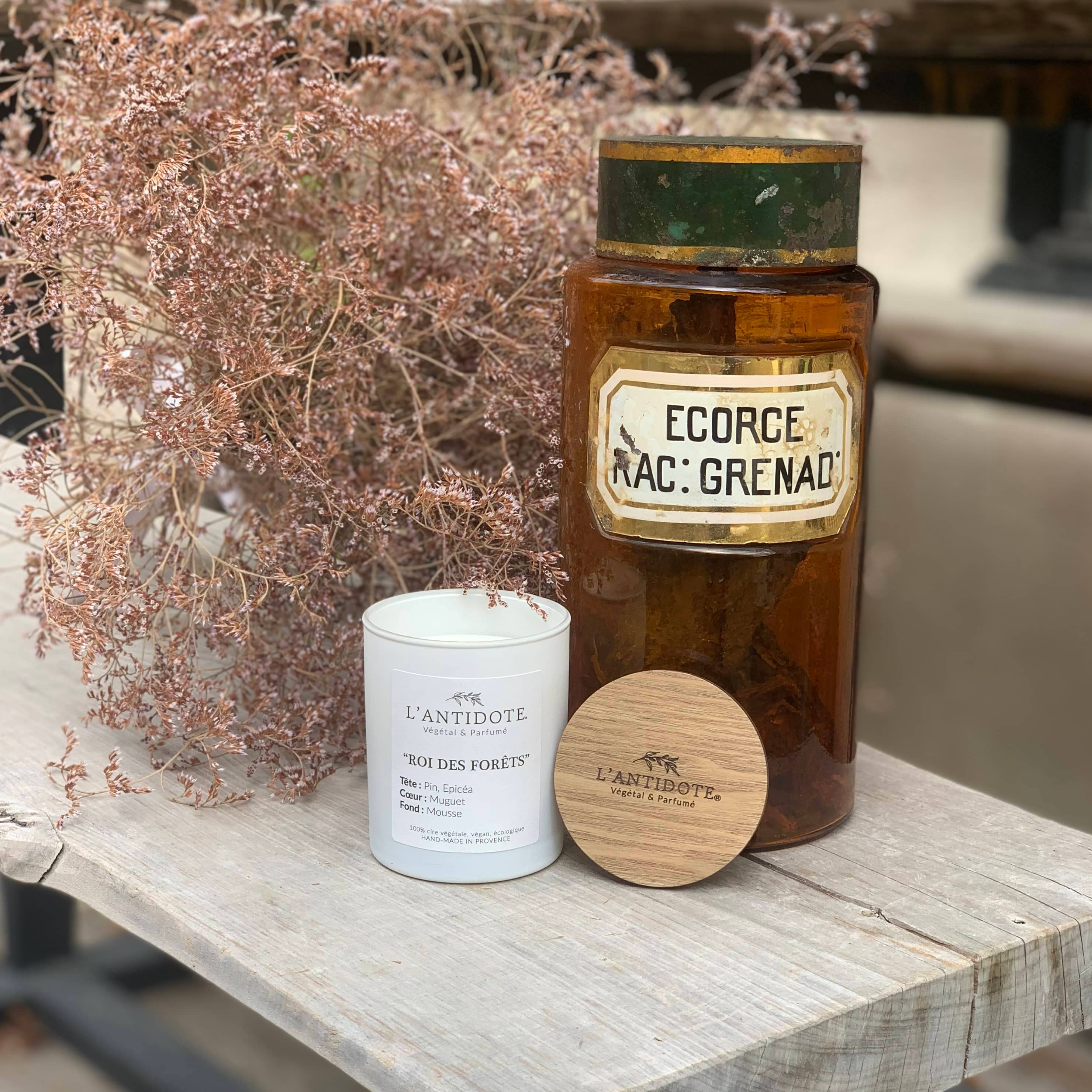 L'ANTIDOTE - Vente Bougie en bocal - Bougie ROI DES FORÊTS5
