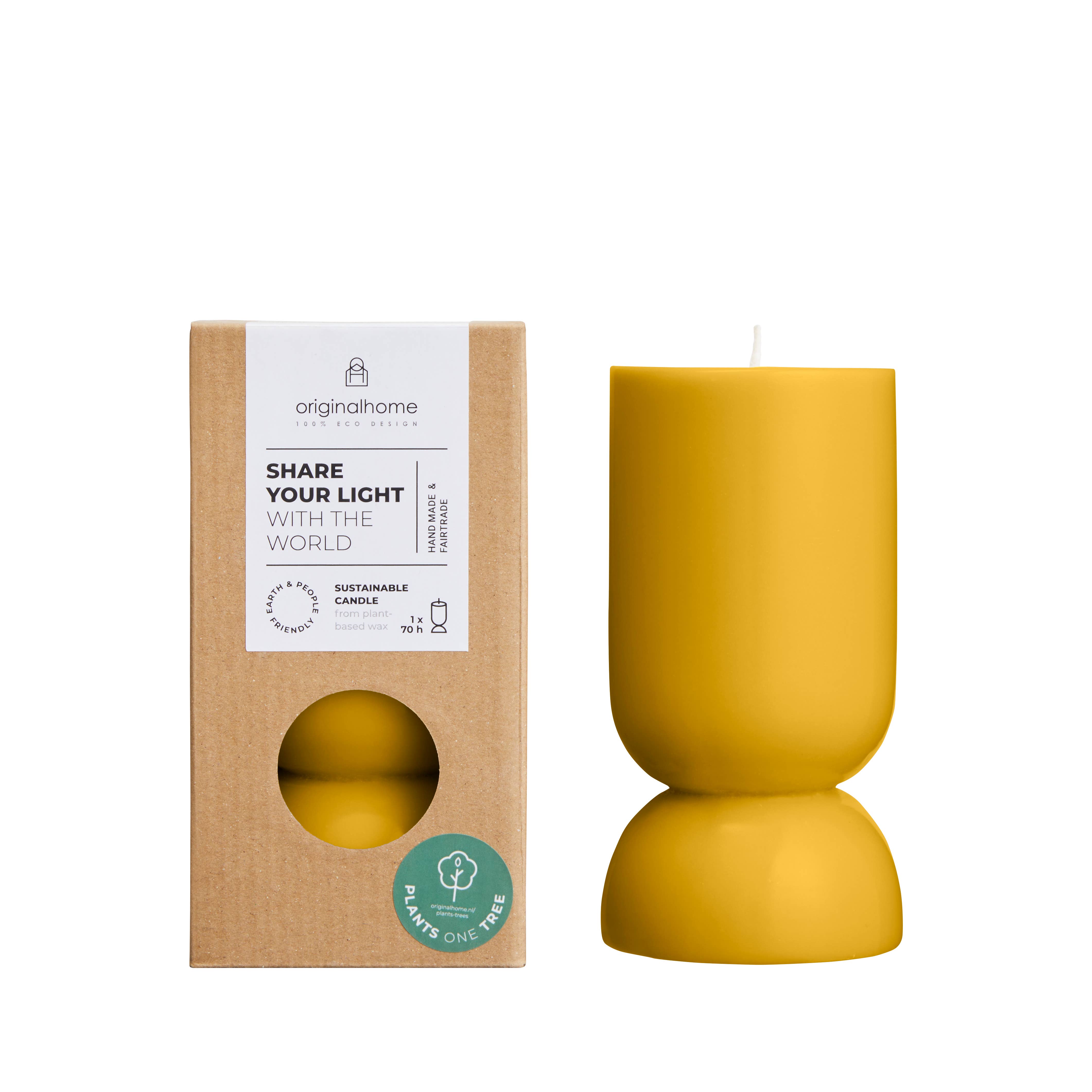 Originalhome - Vente Bougies piliers - Bougie organique - taille S2