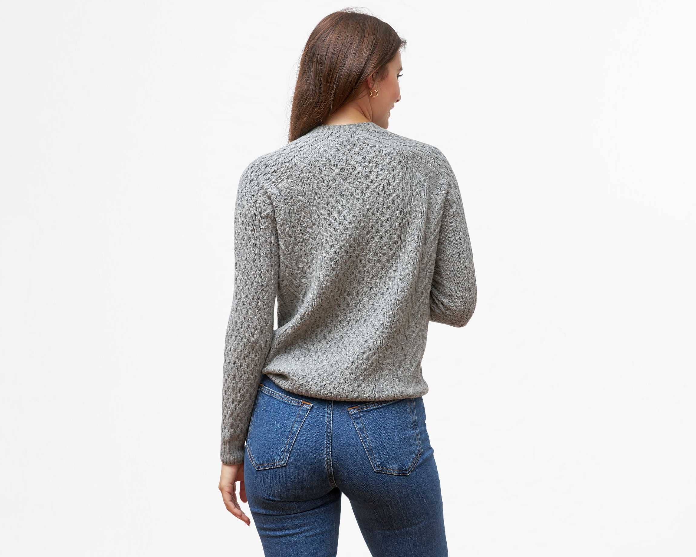 Oliver Charles - Wholesale Knit Sweater - Women's - 100% Yak Wool Cable Knit16