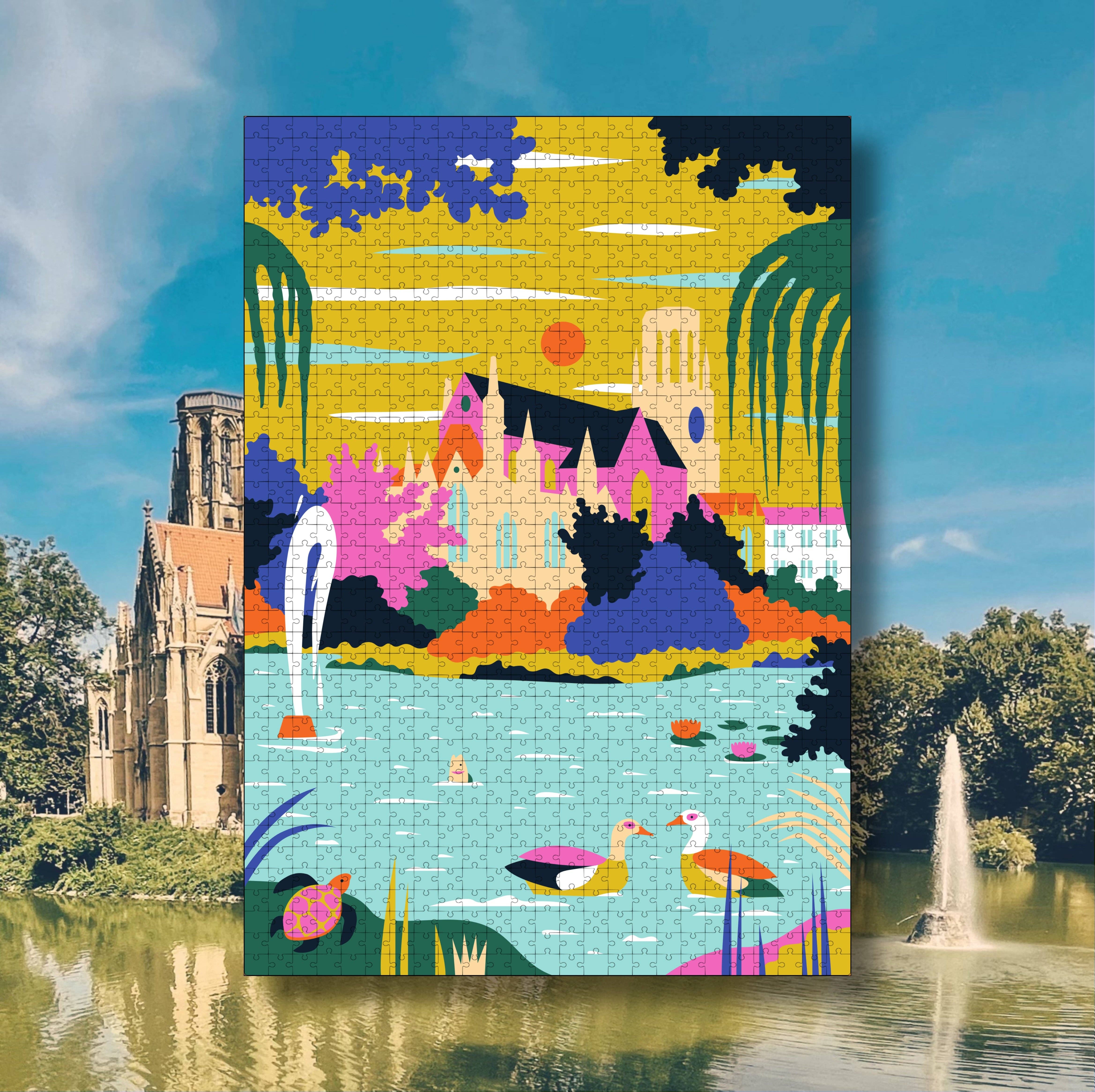 Das Puzzle Kollektiv - Vente Puzzle – adulte - Feuersee - Puzzle de 1000 pièces par Katharina Bourjau4