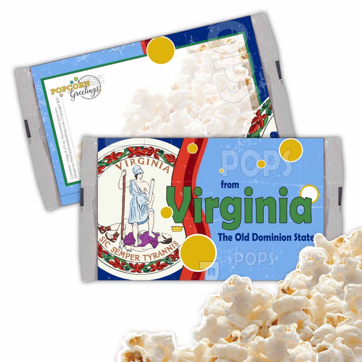 POPCORN GREETINGS Pops from Virginia for wholesale by The Creative Idea Shop