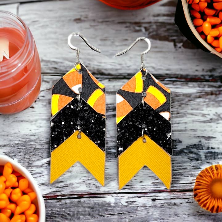 Candy Corn Chevron pour la vente par Bushleys Beauties, LLC