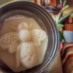 Solid Lotion Bee Bar tin for wholesale by Lotus Naturals