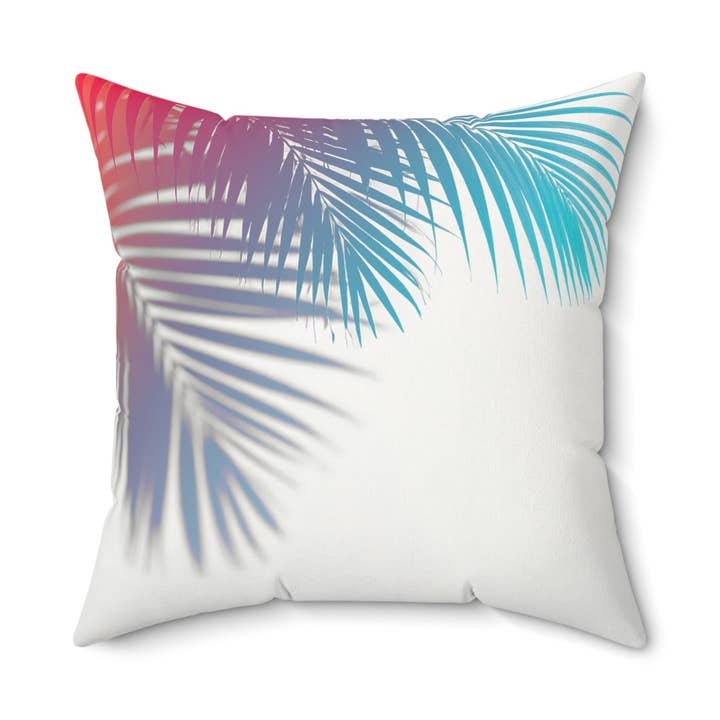 Intentions d'ombre - Coussin en faux daim pour la vente par softcore interiors