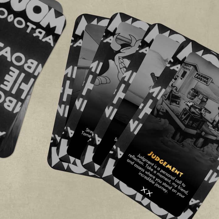 Ibiza Tarot USA - Wholesale Tarot Cards - The Steamboat Willie Tarot - Major Arcana - Mickie and Minni7