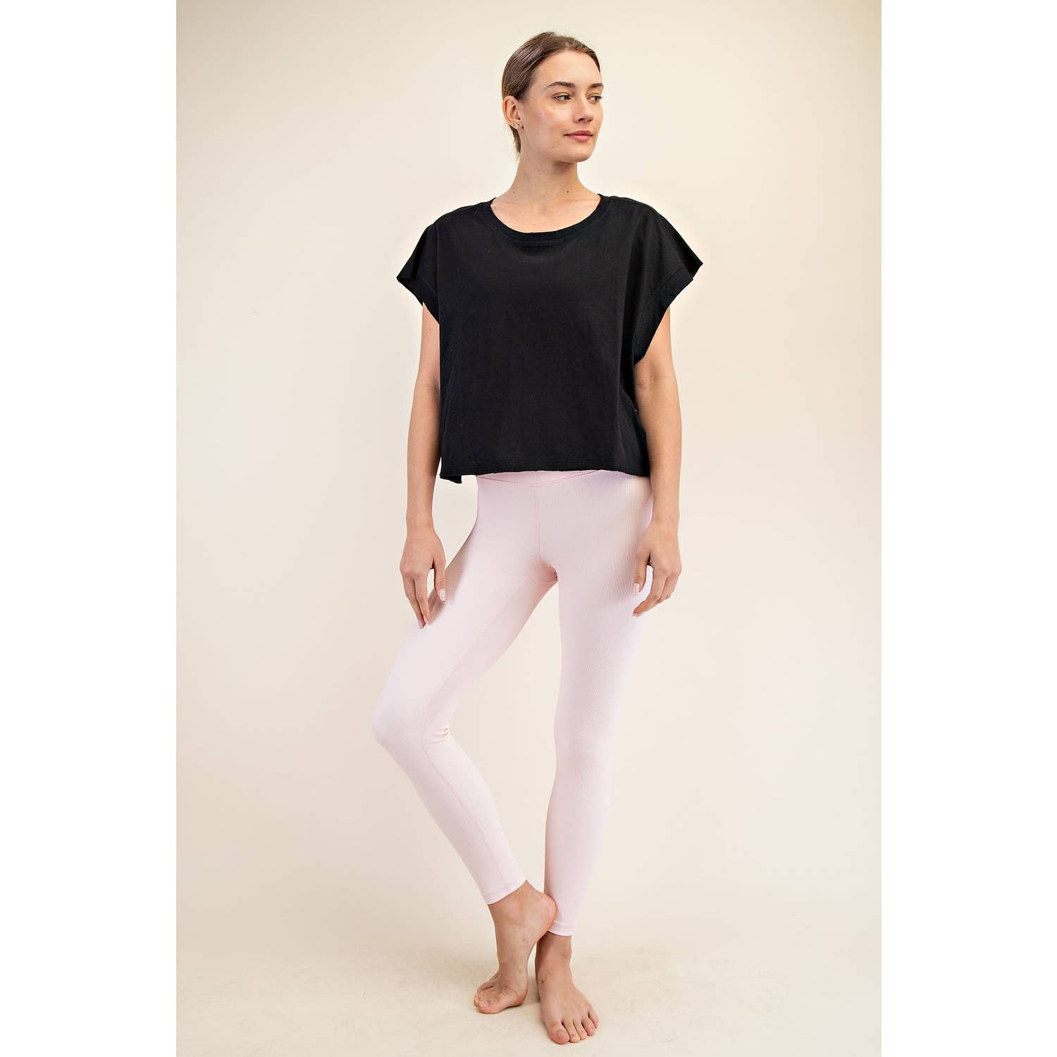 Rae Mode - Wholesale Shirt - Women's - COTTON SLUB OPEN BACK TOP26