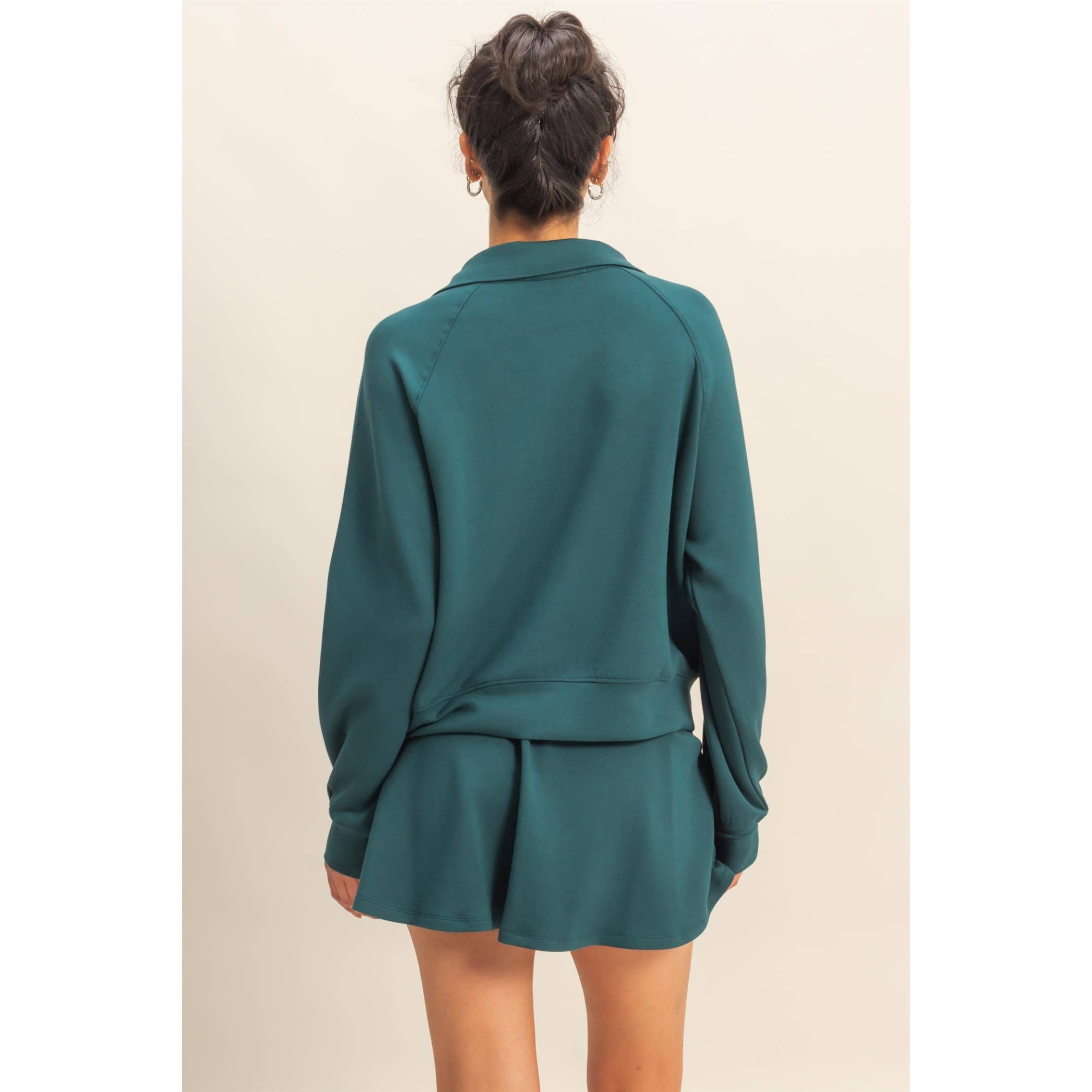 HYFVE – wholesale Jacket – Women's – Double Knit High Neck Long Sleeve Zippered Jacket12