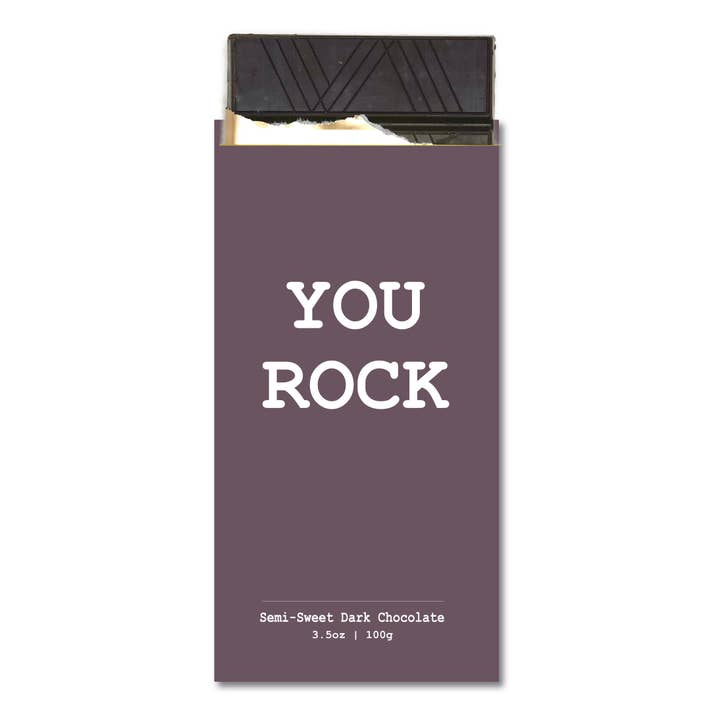 Chocolate Greeting Card - You Rock for wholesale by Chocolate Cards