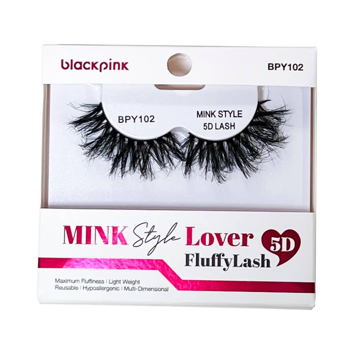SM Beauty LLC - Wholesale False/Fake Eyelashes - Blackpink - 5D Mink Style Lover Fluffy Lash