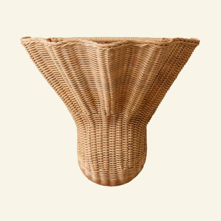 Luna Wall Light Shade, Large Natural for wholesale by Hastshilp