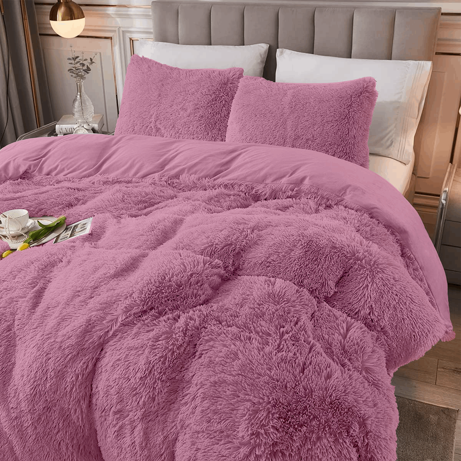 Beach Stone – wholesale Bedding set – Teddy Cuddles Hug & Snug Duvet Cover Bedding Set With Pillowcase Cosy & Warm52