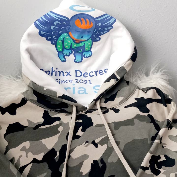 Camouflage Neige Euphoria Skies - Sweat à capuche Jungle Fantomatique 👻 en vente sur Faire1