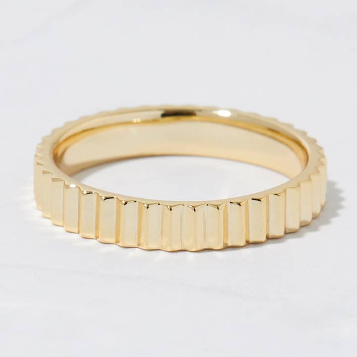 Sami Jewels - Wholesale Band/Stacked Ring - Ridged Ring0