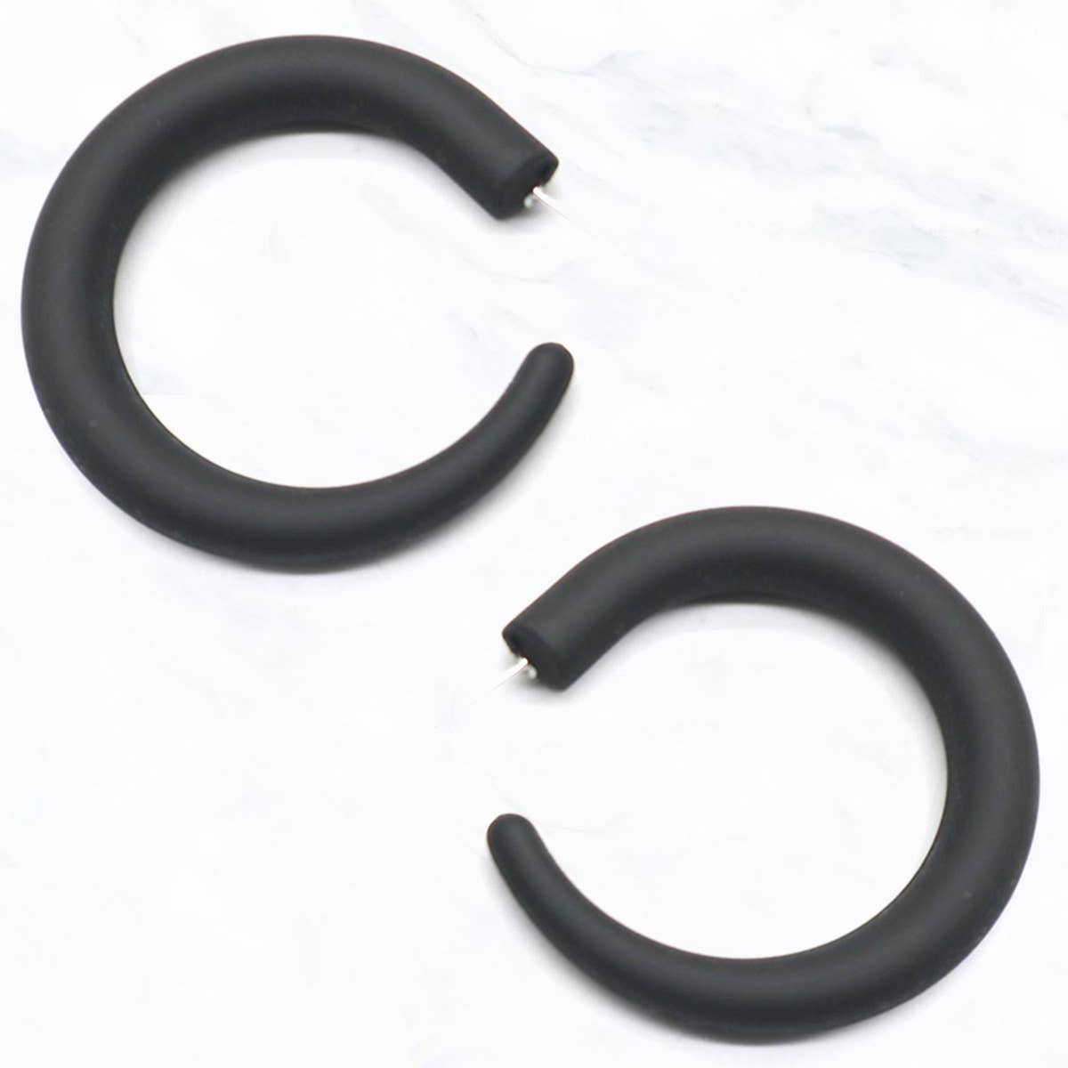 Suzie Q USA - Wholesale Hoop Earrings - Matte Colored Hoop Earrings7