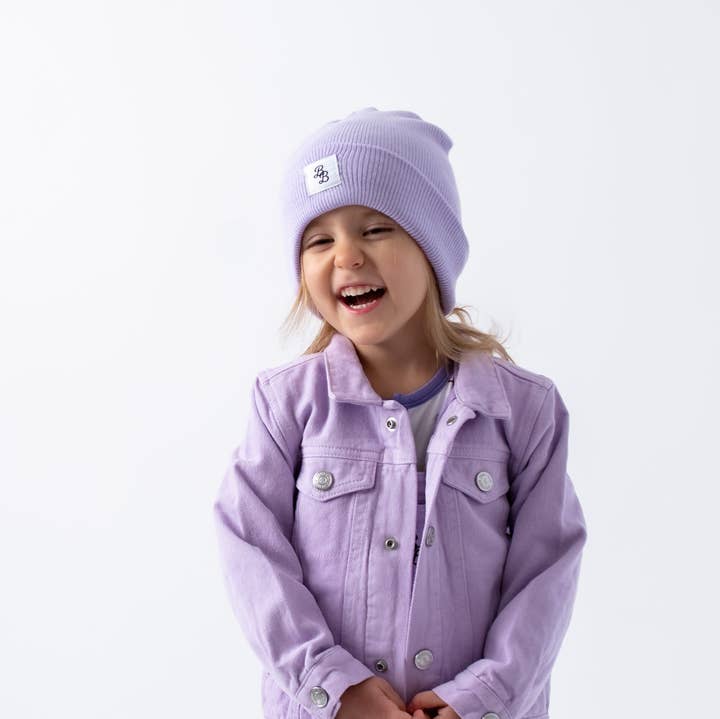 Bubble Baby - Wholesale Denim Jacket - Kids - Lilac | Bamboo Lined Denim Jacket