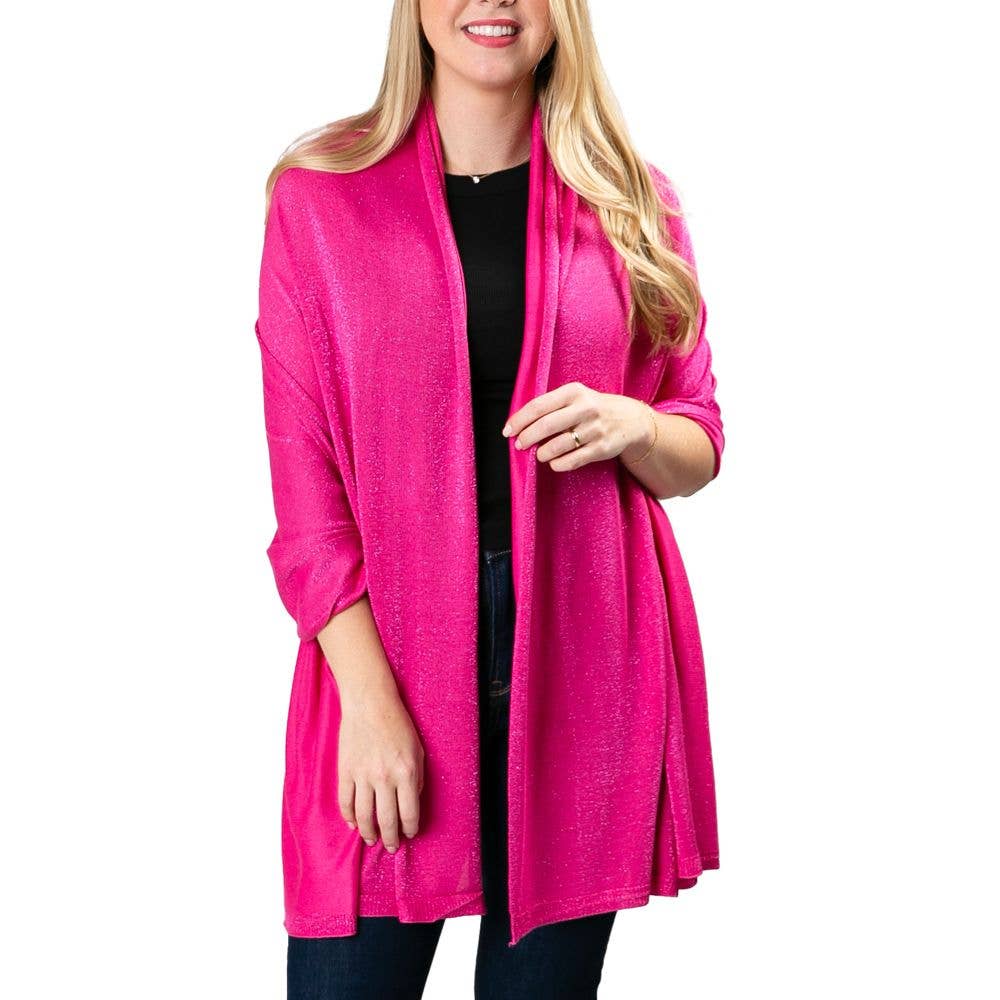 Top It Off - Wholesale Wrap - Women's - Ari Bamboo Metallic Shimmer Shawl - Year Round Chic3