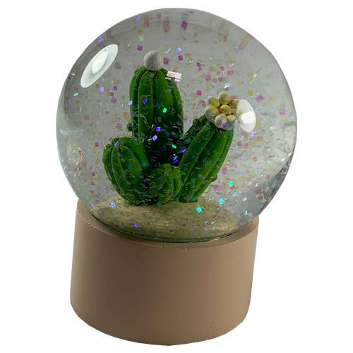 Resin Cactus Water Globe 65 mm for wholesale by Barry-Owen Co., Inc.