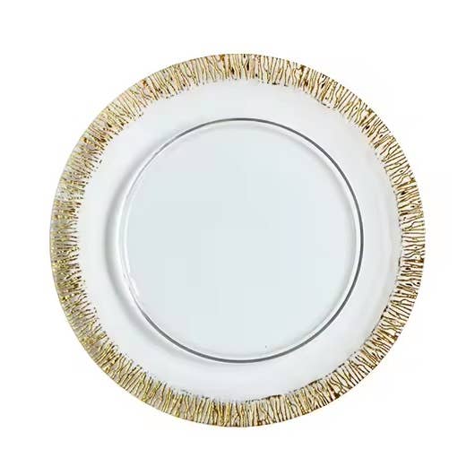 TAJ Designs Safari Charger Gold Accent for wholesale by TAJ Designs