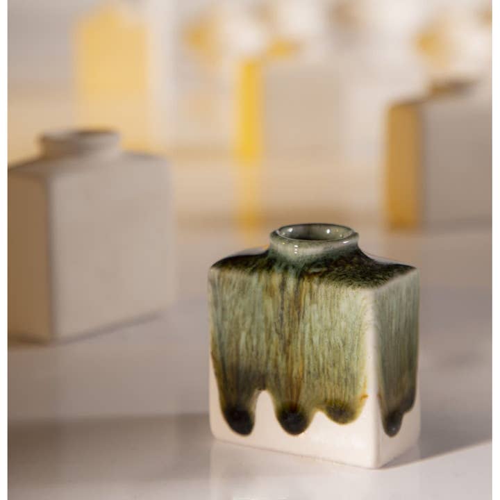 Mini Vintage Square Vase for wholesale by Jorbo Collection