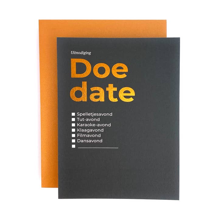 Happy Invites – Doe date for wholesale by Happy Whatever