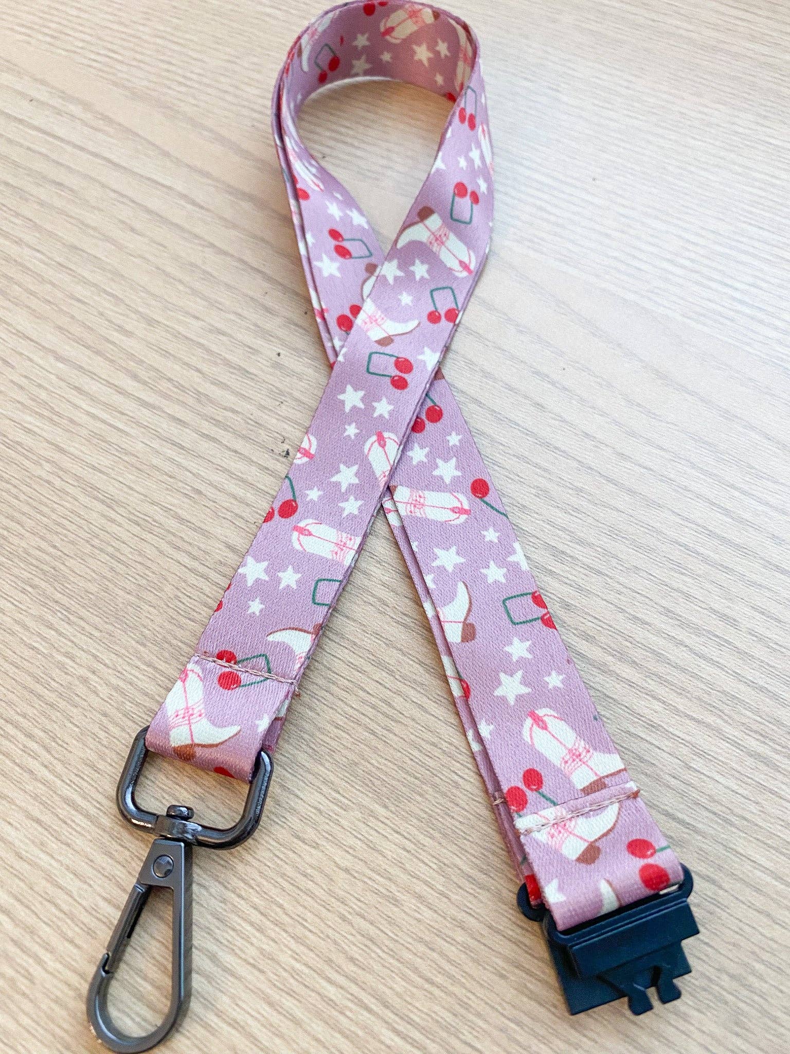 Musically Minted - Wholesale Lanyard - Unisex - Pink Cowgirl Lanyard4
