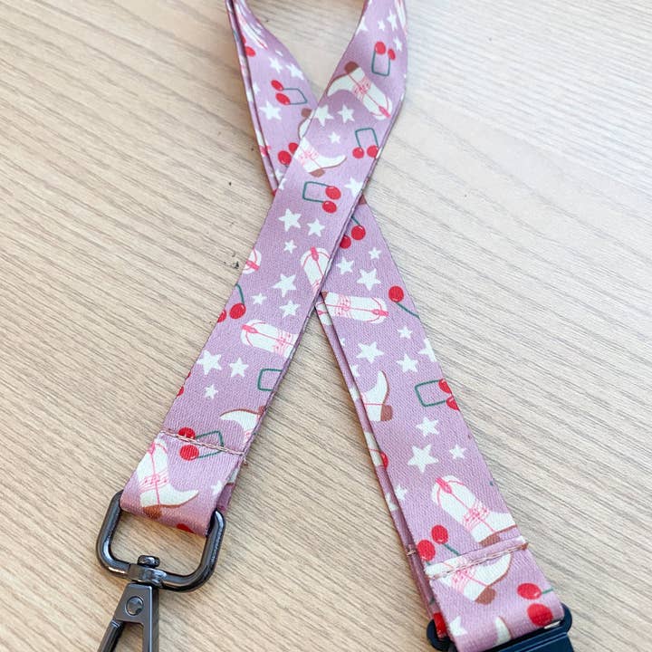 Musically Minted - Wholesale Lanyard - Unisex - Pink Cowgirl Lanyard4