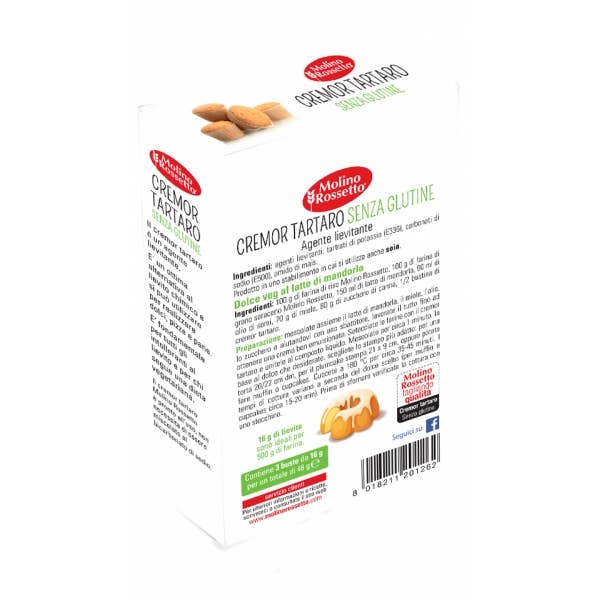 Molino Rossetto – Engroshandel Brødblanding – Glutenfri kremeret tartar - 3 poser à 16 g hver1