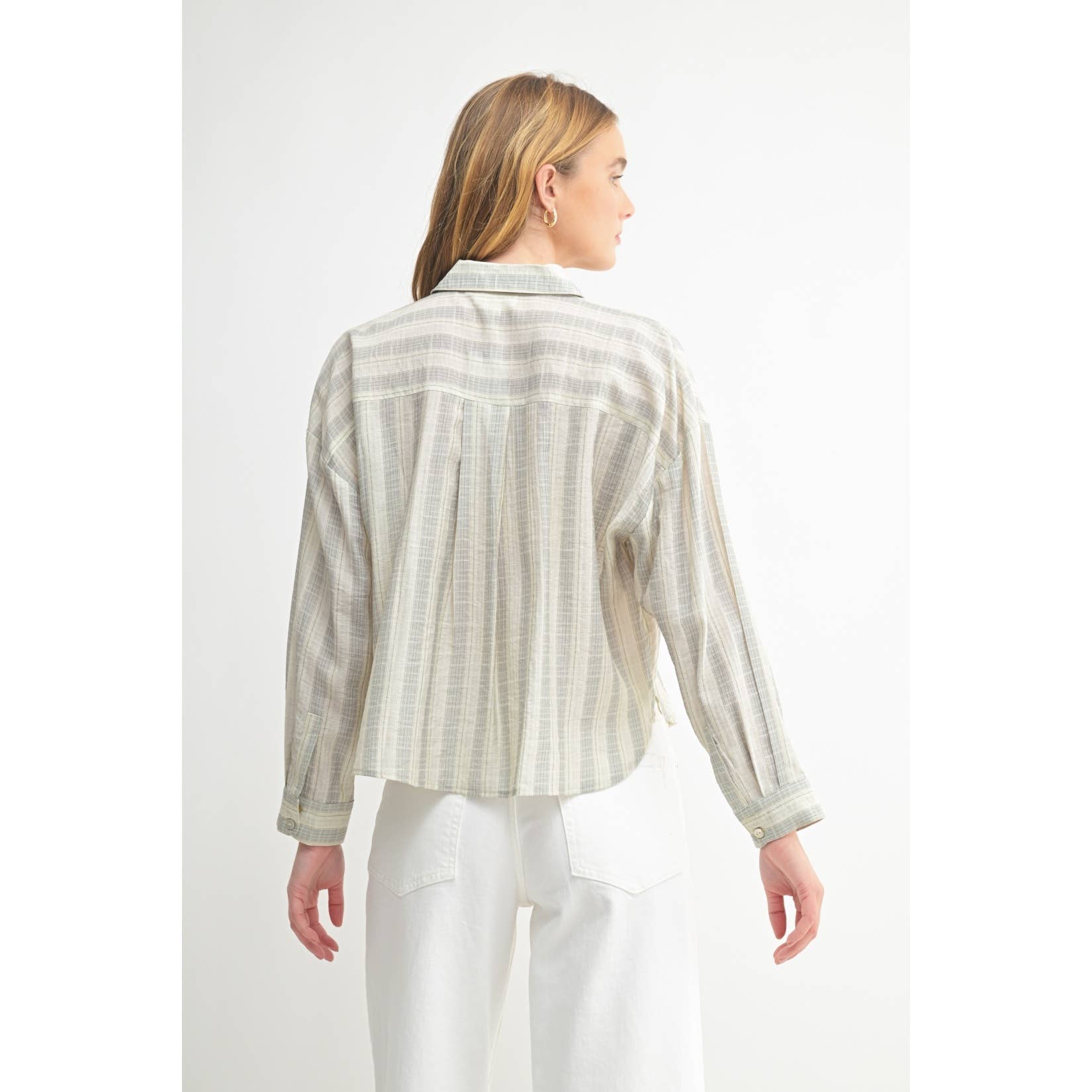 GREY MULTI STRIPE SHIRTS for wholesale on Faire12