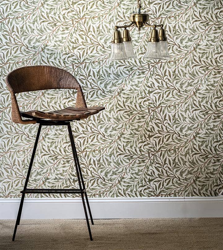 JCampbell - Venta al por mayor Papel pintado - Láminas de papel pintado Morris Willow Wall Stencil3