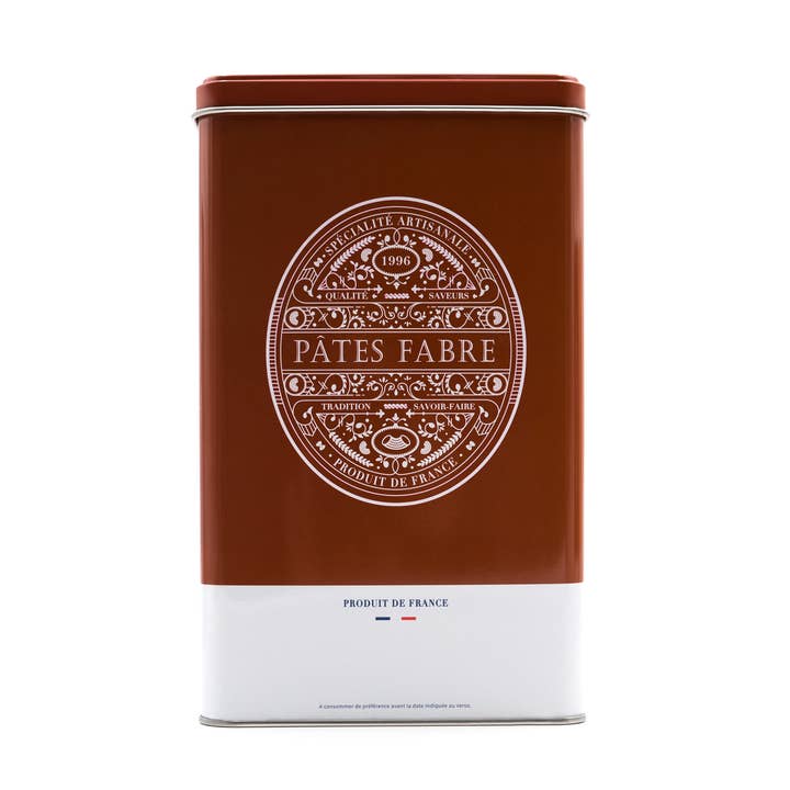 PATES FABRE - Wholesale Pasta - RED BRICK METAL BOX WITH FABRE PASTA0