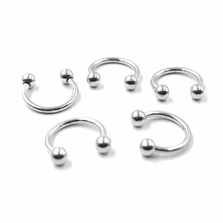 Titanium piercing hoefijzerring voor wholesale door MYLENE ET FELIX