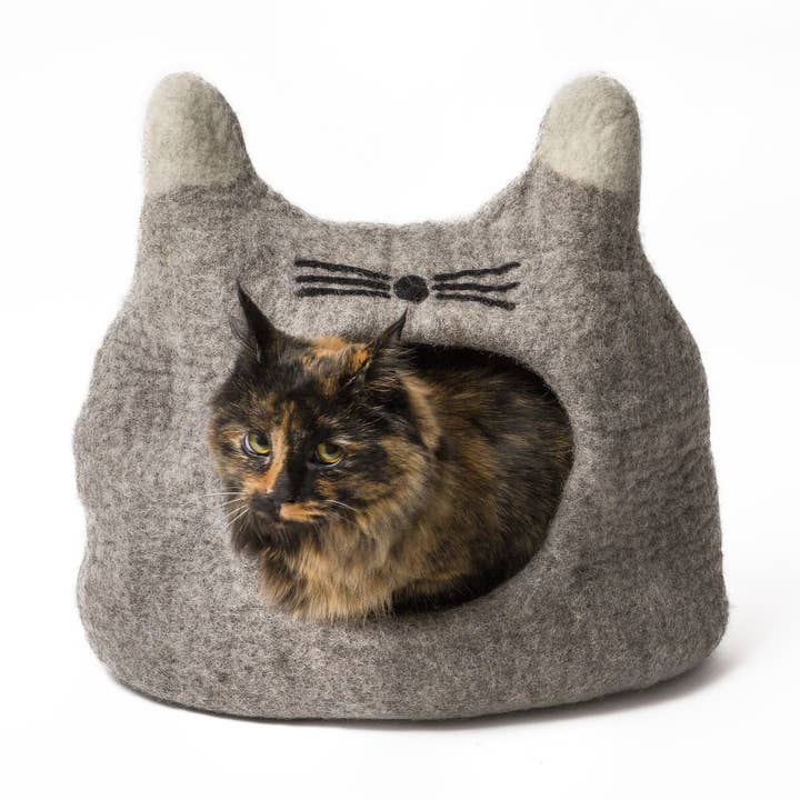 Karma Cat Inc. - Wholesale Pet Cave - Cat/Dog - Cat Wool Pet Cave3