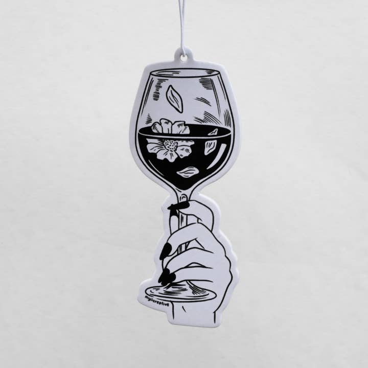 Wine Glass Air Freshener for wholesale by Myii Creative