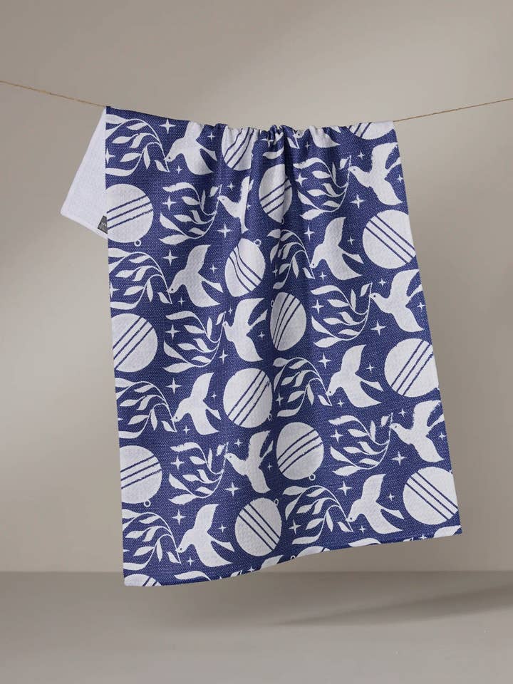 Asciugamano da cucina di Natale Noel per la vendita all'ingrosso da parte di Geometry