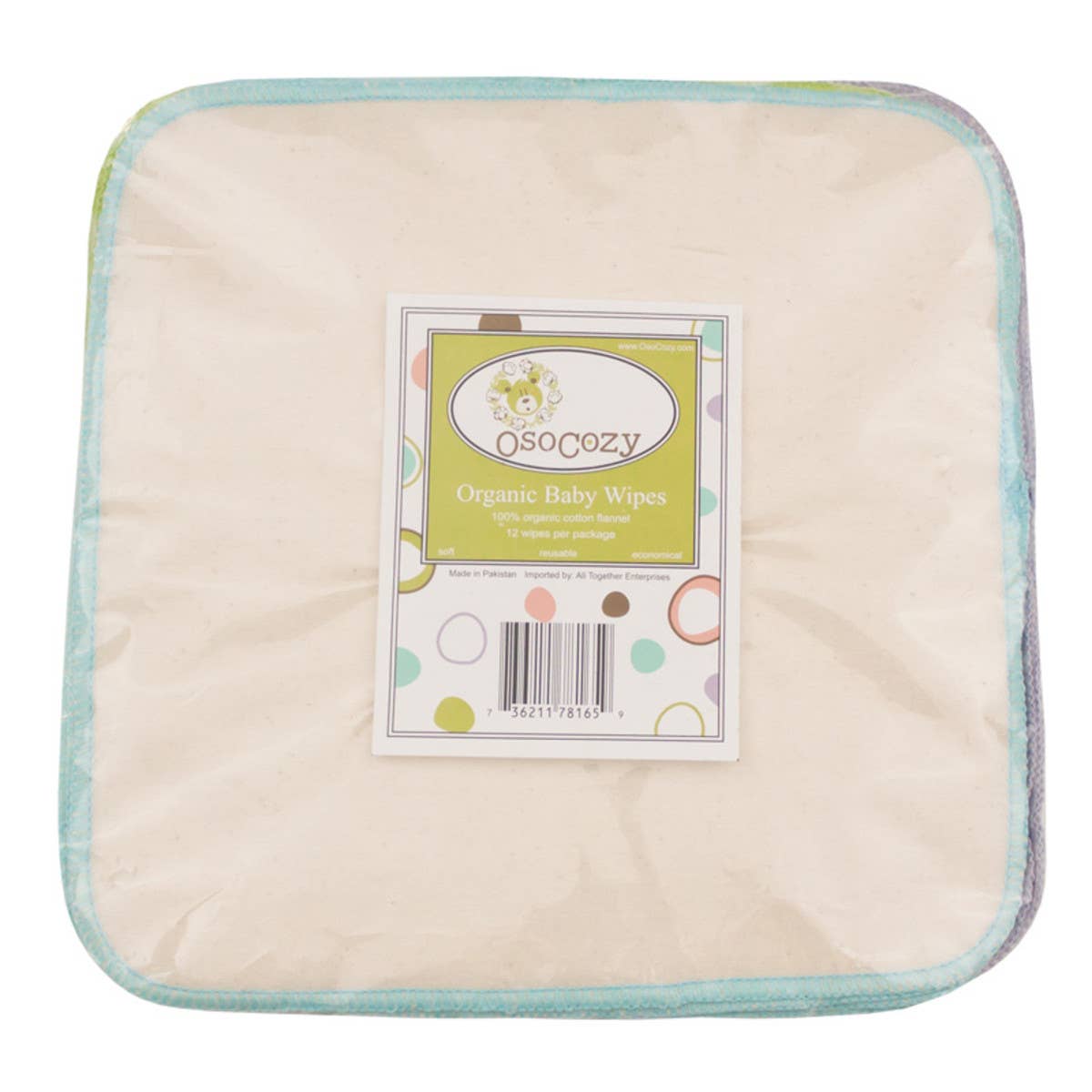 OsoCozy - Wholesale Face & Body Wipes - Baby - OsoCozy Reusable Cloth Baby Wipes5